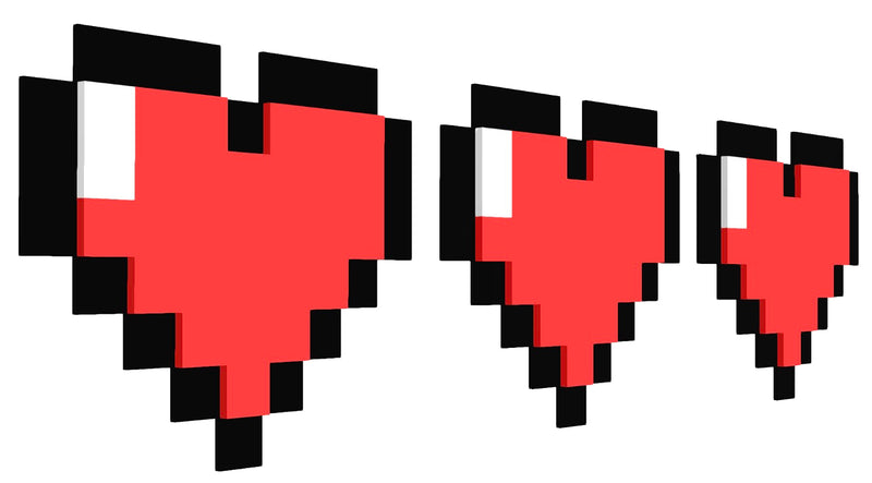 3 Red Hearts
