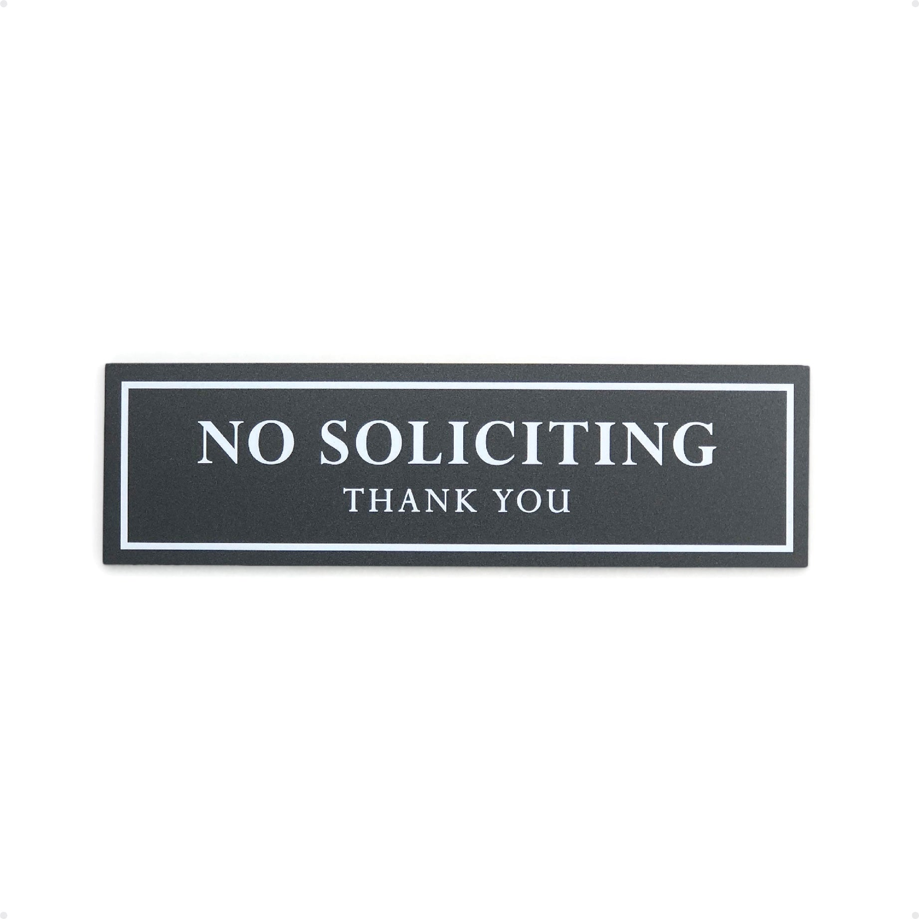 No Soliciting