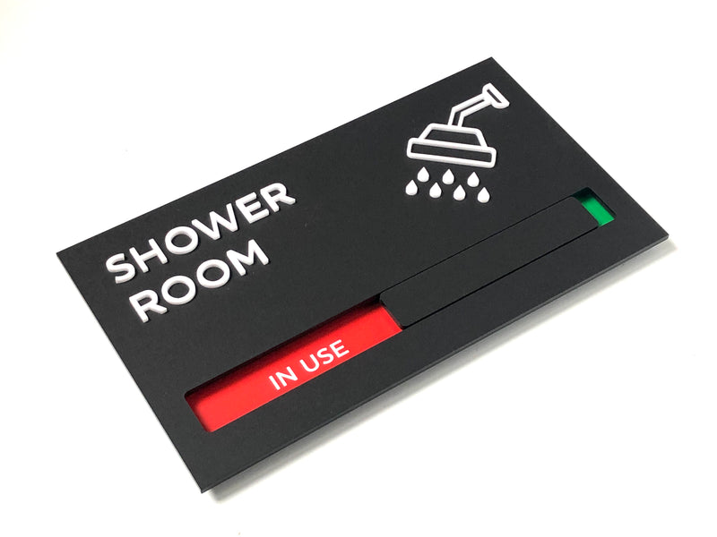 English / frosted black / Shower Room