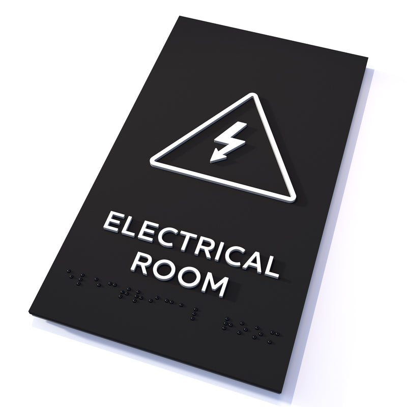 English / frosted black / Electrical Room