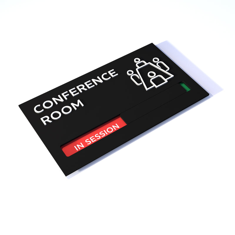 English / frosted black / Conference Room