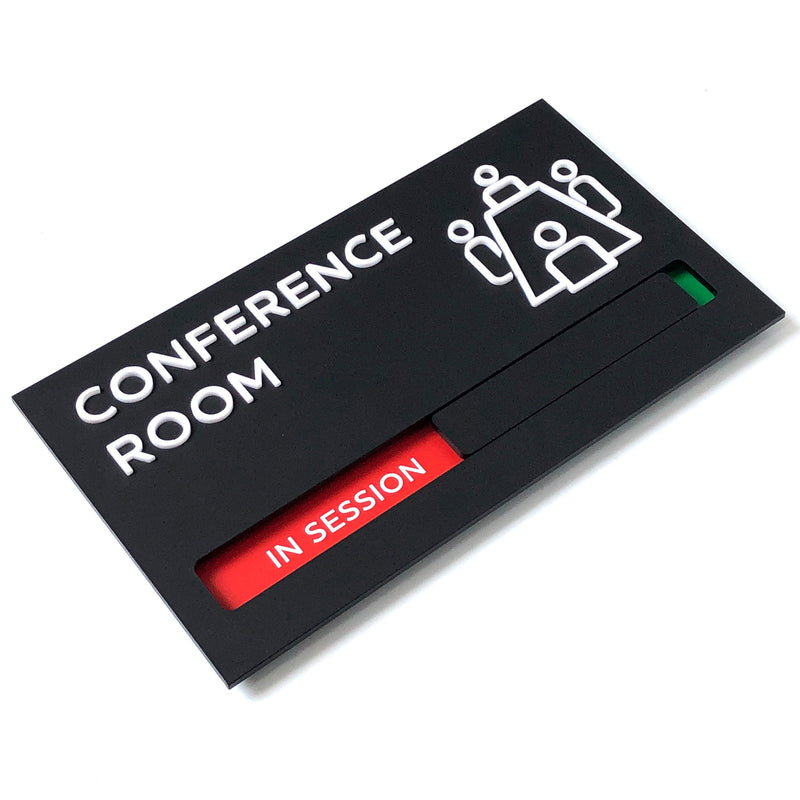 English / frosted black / Conference Room