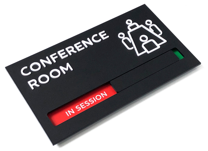 English / frosted black / Conference Room